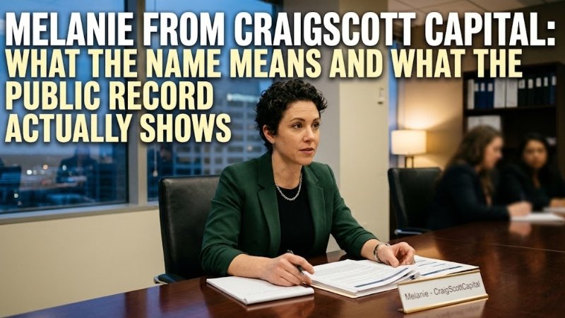 Melanie from CraigScottCapita